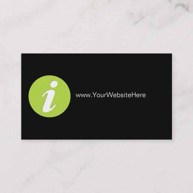 Cartões de visitas do marketing do Web site (Frente)