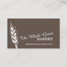 Cartões de visitas do marrom da grão do trigo da
