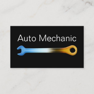 Cartões de visitas do mecânico