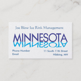 Cartões de visitas do Minnesota