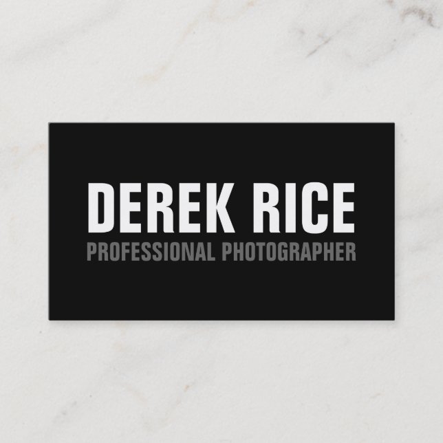 Cartões de visitas do monograma (Frente)