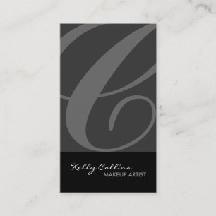 Cartões de visitas do monograma