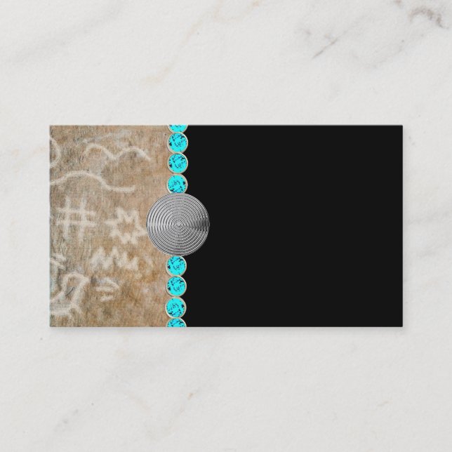 Cartões de visitas do nativo americano (Frente)