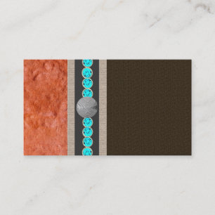 Cartões de visitas do nativo americano