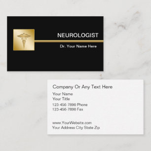 Cartões de visitas do neurologista