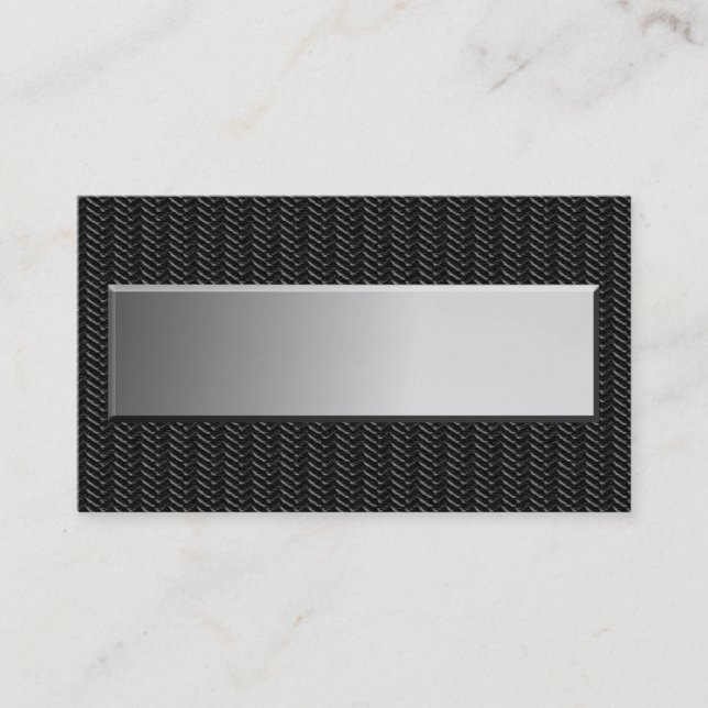 Cartões de visitas do olhar do metal (Frente)