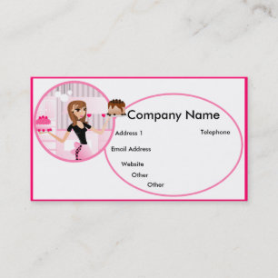 Cartões de visitas do padeiro/cozinheiro chefe da