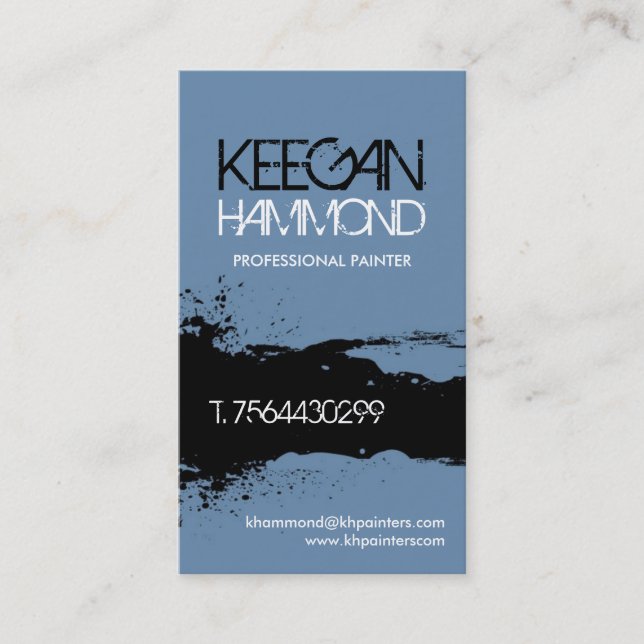 Cartões de visitas do pintor (Frente)