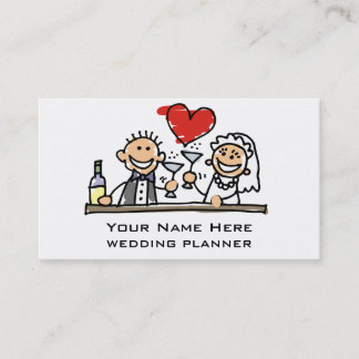 Cartões de visitas do Planner de Casamento