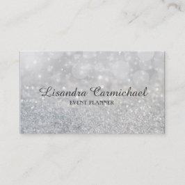 Cartões de visitas do Planner de Evento Sparkle Si