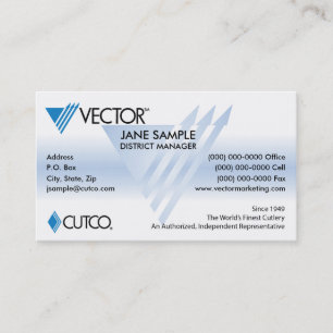 Cartões de visitas do representante & do gerente