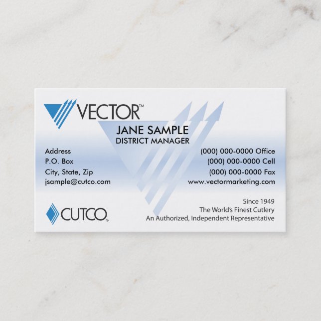 Cartões de visitas do representante & do gerente (Frente)