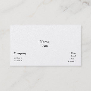 Cartões de visitas do revestimento da pérola