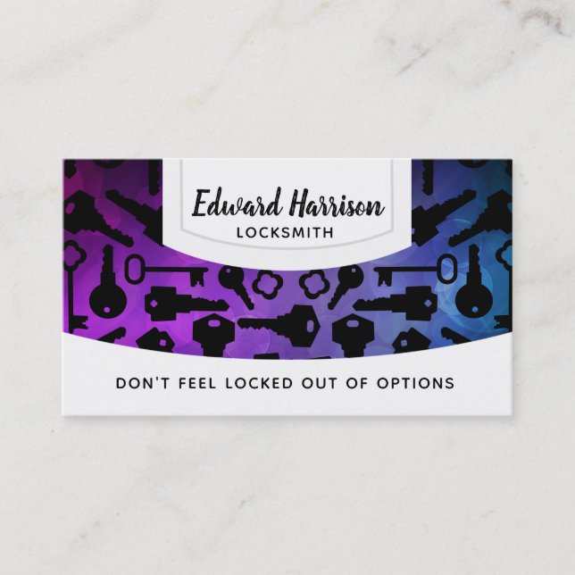 Cartões de visitas do serralheiro (Frente)