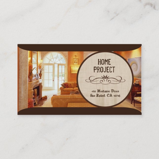 Cartões de visitas do Shelly's Home Project (Frente)