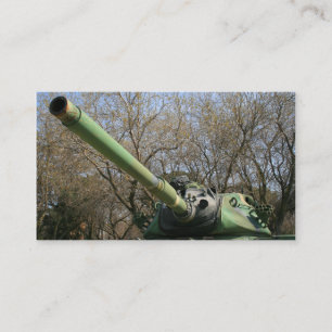Cartões de visitas do tanque de exército