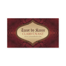 Cartões de visitas do Tarot da Vida das Árvores da