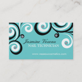 Cartões de visitas do técnico do prego