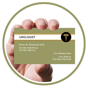 Cartões de visitas do Urologist