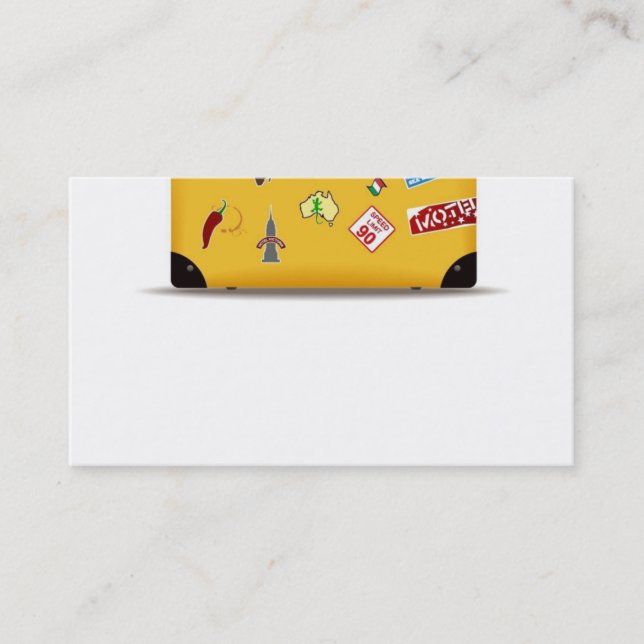 cartões de visitas do viagem (Frente)