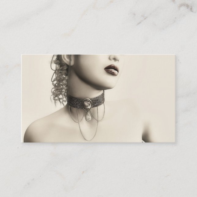 Cartões de visitas do vintage (Frente)