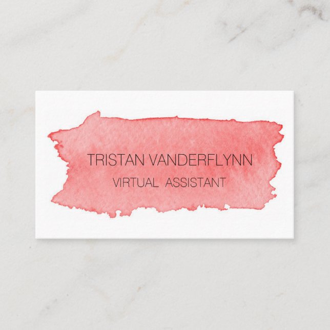 Cartões de visitas do Virtual Assistant (Frente)