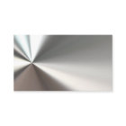 Cartões de visitas dobrados prata do olhar do