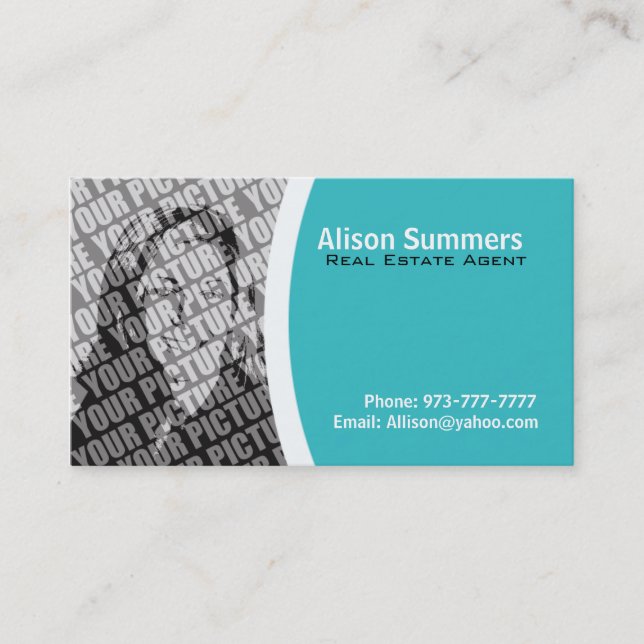 Cartões de visitas dos bens imobiliários (Frente)