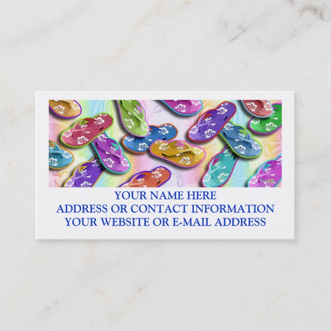 Cartões de visitas dos CHINELOS (Frente)