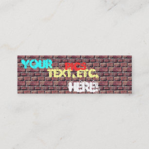 Cartões de visitas dos grafites