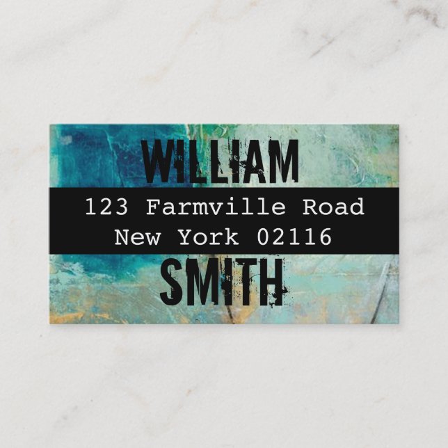 cartões de visitas dos grafites da degradação (Frente)