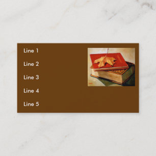 CARTÕES DE VISITAS DOS LIVROS