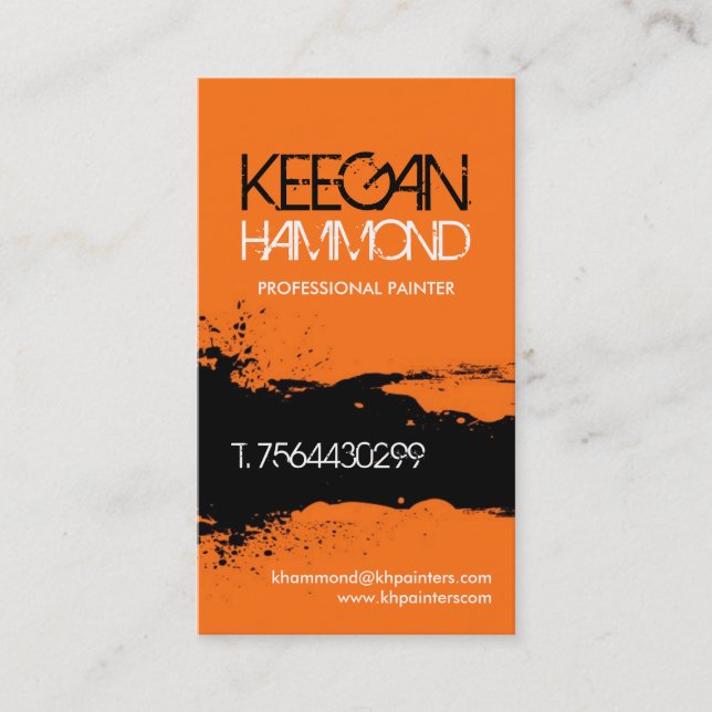 Cartões de visitas dos pintores (Frente)