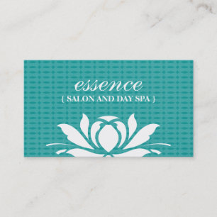 Cartões de visitas dos termas do salão de beleza e