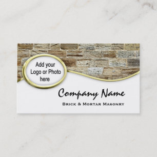 Cartões de visitas Dourados da foto do logotipo d