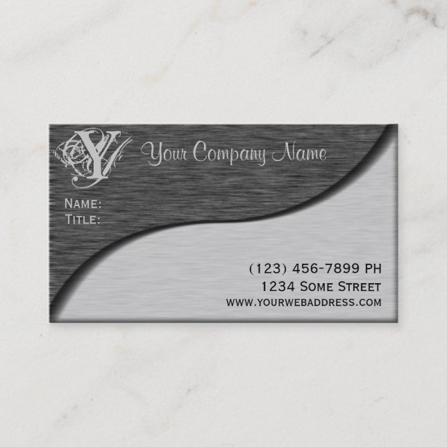 Cartões de visitas elegantes (Frente)