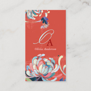 Cartões de visitas elegantes à moda do vermelho 