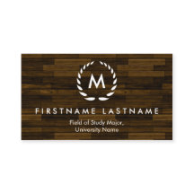 Cartões de visitas elegantes do estudante