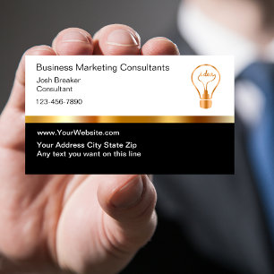 Cartões de visitas elegantes do marketing de