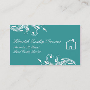 Cartões de visitas elegantes dos bens imobiliários