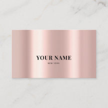 Cartões de visitas Elegantes Mínimos e Dourados ro