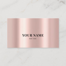 Cartões de visitas Elegantes Mínimos e Dourados ro