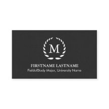 Cartões de visitas elegantes & modernos do