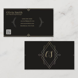 Cartões de visitas Elegantes Personalizáveis 8