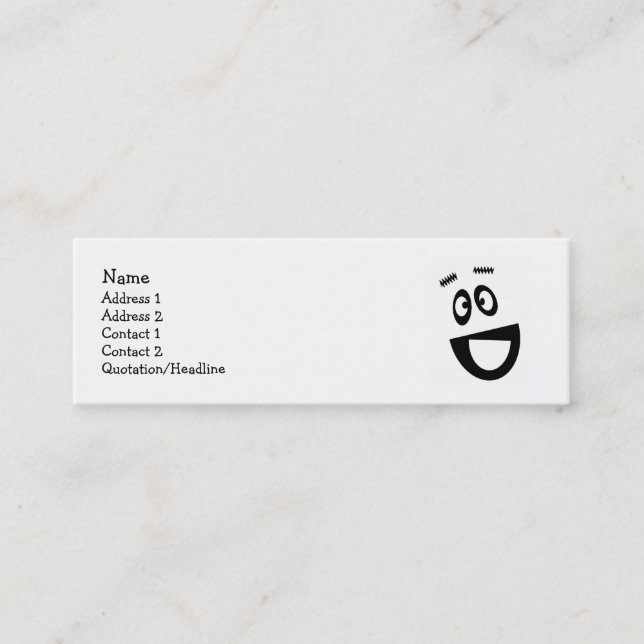 Cartões de visitas engraçados (Frente)