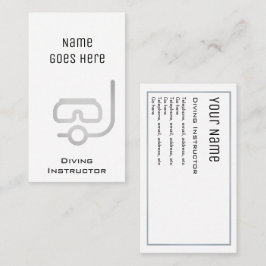 Cartões de visitas "essenciais" do instrutor do