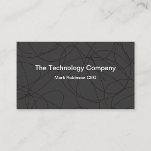 Cartões de visitas exclusivos de tecnologia de co