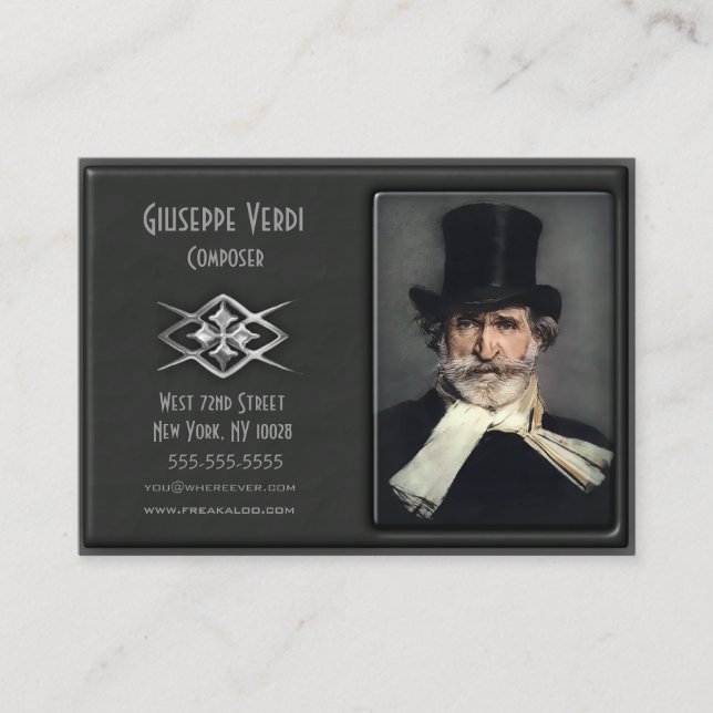 Cartões de visitas feitos sob encomenda de luxe (Frente)