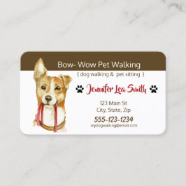 Cartões de visitas feitos sob encomenda do animal