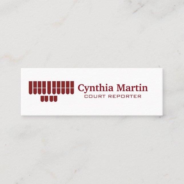 Cartões de visitas feitos sob encomenda magros do (Frente)